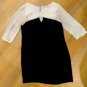 Black & White Shift Dress